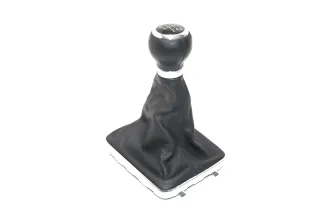 Passat 3C 6-Gang Schaltknauf Schaltsack Schaltung Schaltknüppel original schwa c - Bild 1