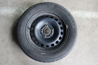 VW Golf 6 Touran 1T 195/65 R15 91T Winterreifen M+S Felgen Reifen M&S ca. 4-8mm - Bild 3