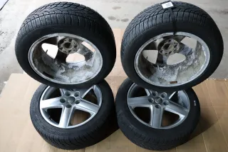 Audi A6 4F Alufelgen Winterreifen Reifen Felgen 225/50 R17 98H 4F0601025AF 3-5mm - Bild 2