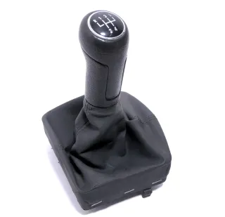 VW Polo 9N 9N3 Schaltknauf Schaltsack Schaltung Schaltknüppel 6Q171113F  cd - Bild 1
