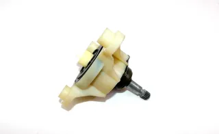 VW Polo 9N 9N3 T5 manueller Fensterheber manuell vorne rechts Aufnahme fü Kurbel - Bild 1