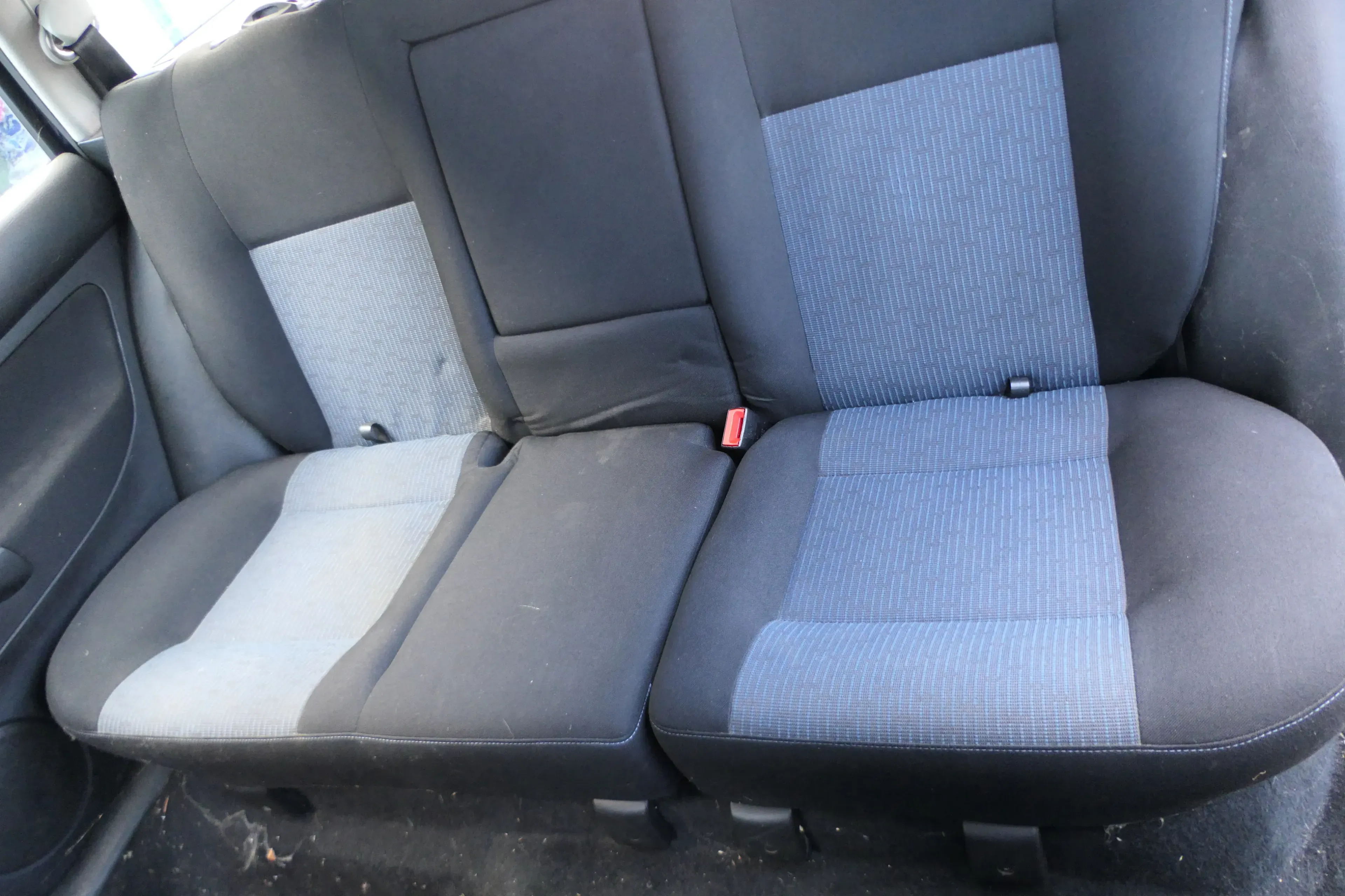 Golf 4 Bora Variant Kombi Sitz Rückbank Rücksitzbank hinten Sitze blau schwarz - Bild 1