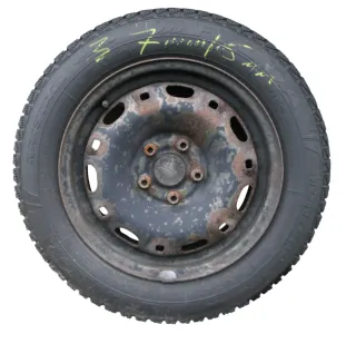 4x Polo 6R 9N Ibiza Felgen 185/60 R14 T Winterreifen M+S 6jx15 ET38 Reifen 6-8mm - Bild 3