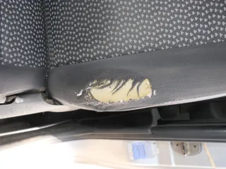 Seat Arosa VW Lupo Sitz vorn links Fahrersitz Höhenverstellung schwarz dunkel - Bild 4