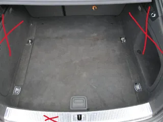 Audi A5 8T Sportback Verkleidung Teppich Kofferraum Kofferraumteppich - Bild 1
