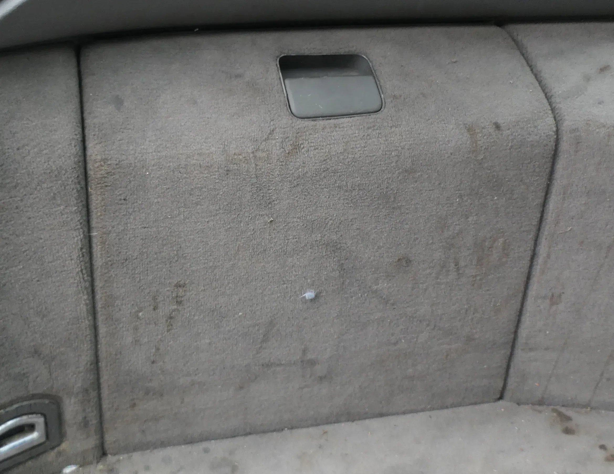 A6 4B Abdeckung Verkleidung Kofferraum hinten links Seite Deckel Klappe grau sw - Bild 1