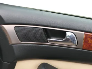 1x A6 4B Türverkleidung Verkleidung Tür vorne rechts Leder onyx / vanille Bose - Bild 3