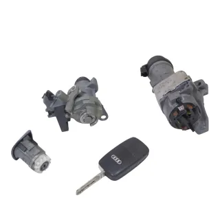 Audi A4 B6 8E Schloßsystem Türschloß +1x Schlüssel Schloß Tü Zündschloß Heckschl - Bild 3