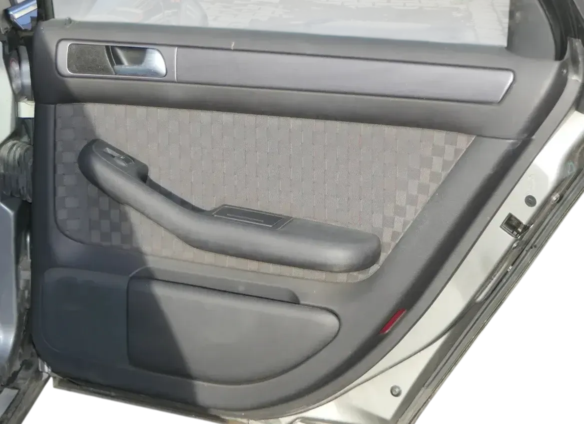 1x A6 4B Türverkleidung Verkleidung Tür hinten links schwarz soul - Bild 1