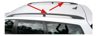 VW Passat 3C Kombi Varia Reling Dach beide rechts und links Reeling schwarz - Bild 1