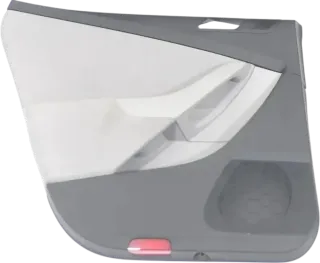 1x Passat 3C Kombi Türverkleidung Verkleidung Tür hinten links grau - Bild 1