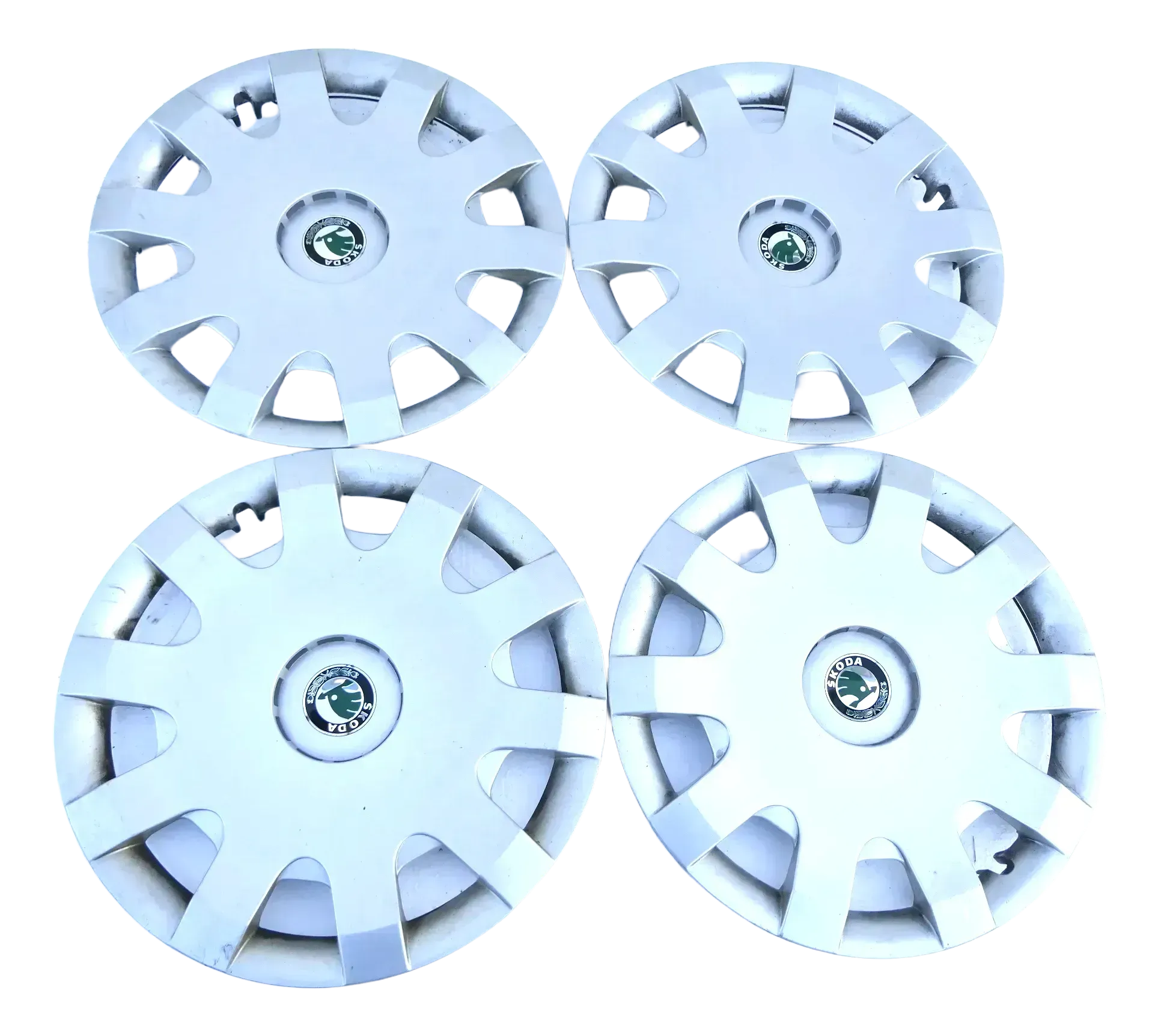 4 x Stück Original Skoda Octavia 1U Radzierkappe Radkappe 15 Zoll 1U0601147D - Bild 1