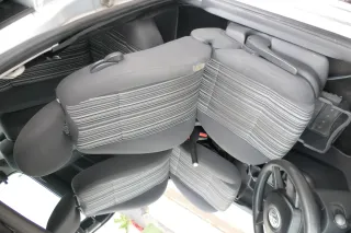 VW Fox Sitz Fahrersitz vorne links OHNEAirbag höhenverstellbar  v - Bild 1