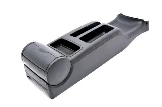 VW Golf 4 Bora Mitteltunnel Aschenbecher hinten Verkleidung schwarz - Bild 4