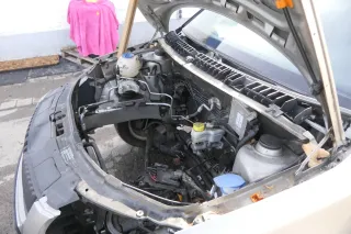 Skoda Roomster Fabia 5J Schloßträger mit Kühler Kondensator Lüfter 1.9 TDI Benzi - Bild 1