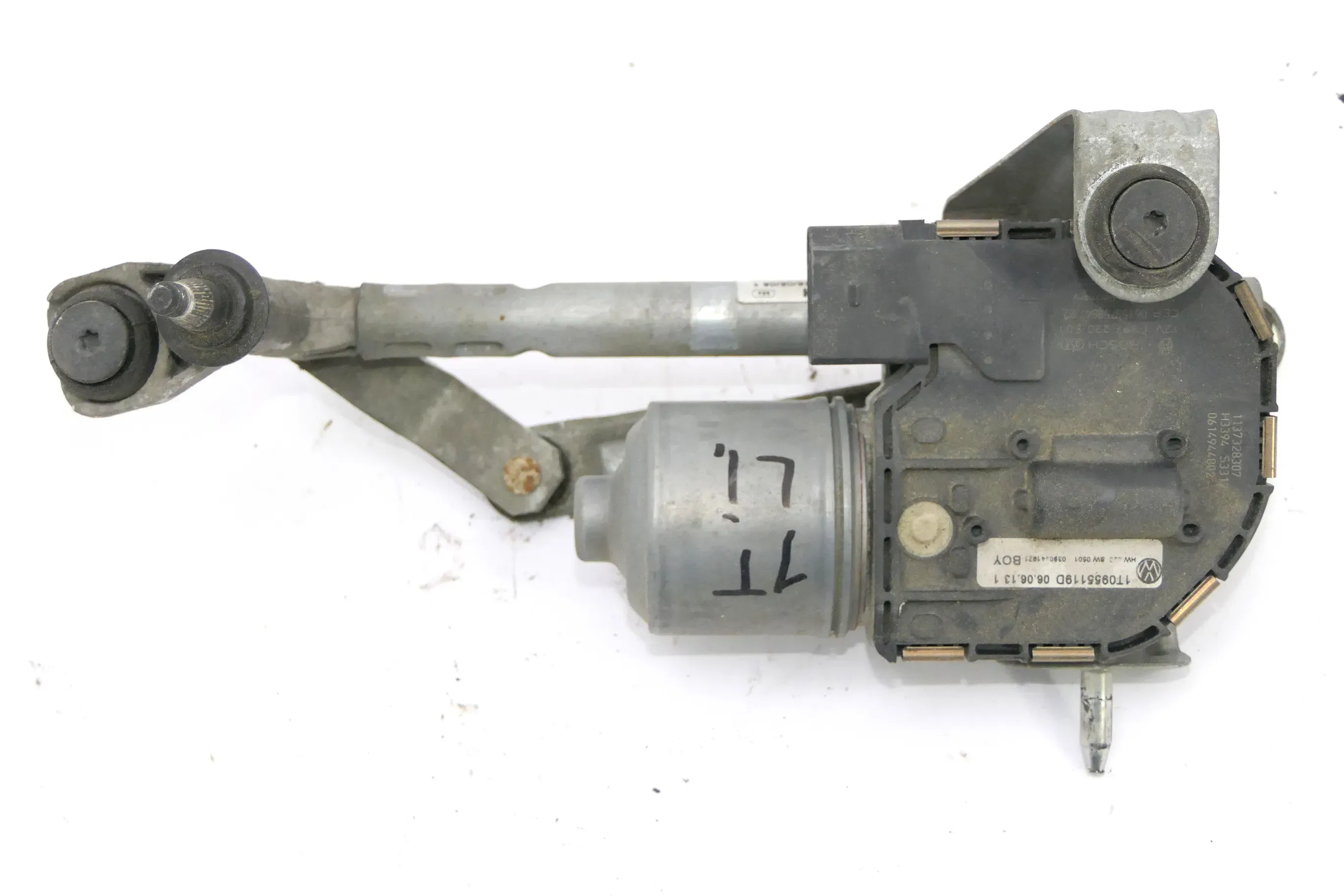 VW Touran Wischermotor Motor Scheibenwischer vorne links 1T0955119D ab caBJ 2004 - Bild 1