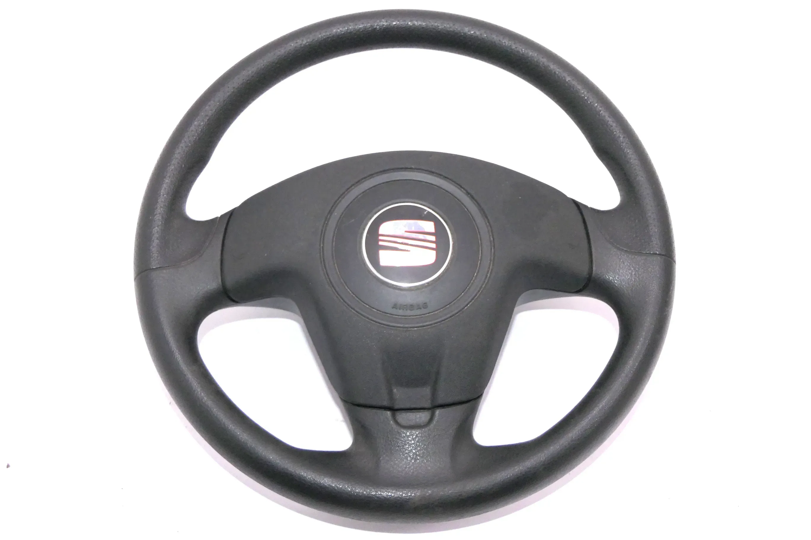Seat Ibiza 6L Lenkrad 3-Speichen 6L0419091R Airbaglenkrad Airbag - Bild 1