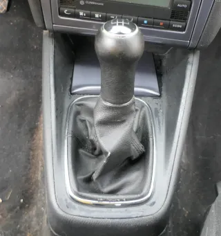 Golf 4 Bora Schaltknauf Schaltsack schwarz TDI Leder  klein - Bild 4