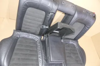 VW Passat 3C Kombi Sitz Rückbank Rücksitzbank Sitze Leder schwarz Lehne - Bild 3