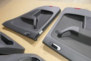 VW Golf Plus 5M 4x Türverkleidung Verkleidung Tür vorne + hinten links schwarz - Bild 2