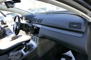 VW Passat 3C CC Mittelkonsole Verkleidung um Radio Klappe Abdeckung Dekor silber - Bild 2
