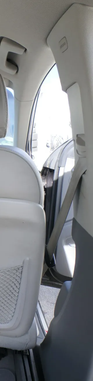 Audi Q7 4L B-Säulen Verkleidung vorne rechts Abdeckung um Gurt achatgrau grau - Bild 3