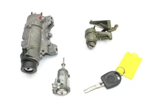 VW Polo 9N 9N3 Schloßsystem 1 Türschloß 1x Schlüssel Zündschloß Heckschloß KEINE - Bild 1