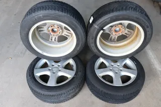 Audi A4 8K B8 Alufelgen Felgen Reifen 205/55 R16 91T M&S Winterreifen Borbet - Bild 2