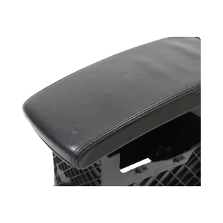 VW Passat 3C Mittelarmlehne Armlehne Fach Deckel Leder schwarz - Bild 5