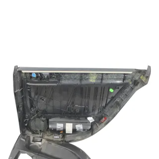 1x Audi A6 4B Türverkleidung Verkleidung Tür hinten links Leder grün farngrün - Bild 6