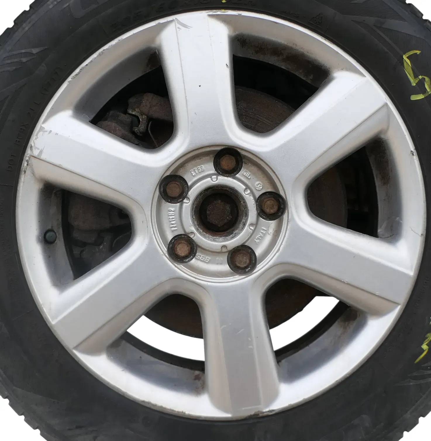 1x Felge Alufelge original VW Sharan 7M 7x16H2 ET59 7M3601025E  Monaco 4 - Bild 1