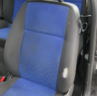 Arosa Lupo Sitz vorne links Fahrersitz Höhenverstellung blau schwarz - Bild 2