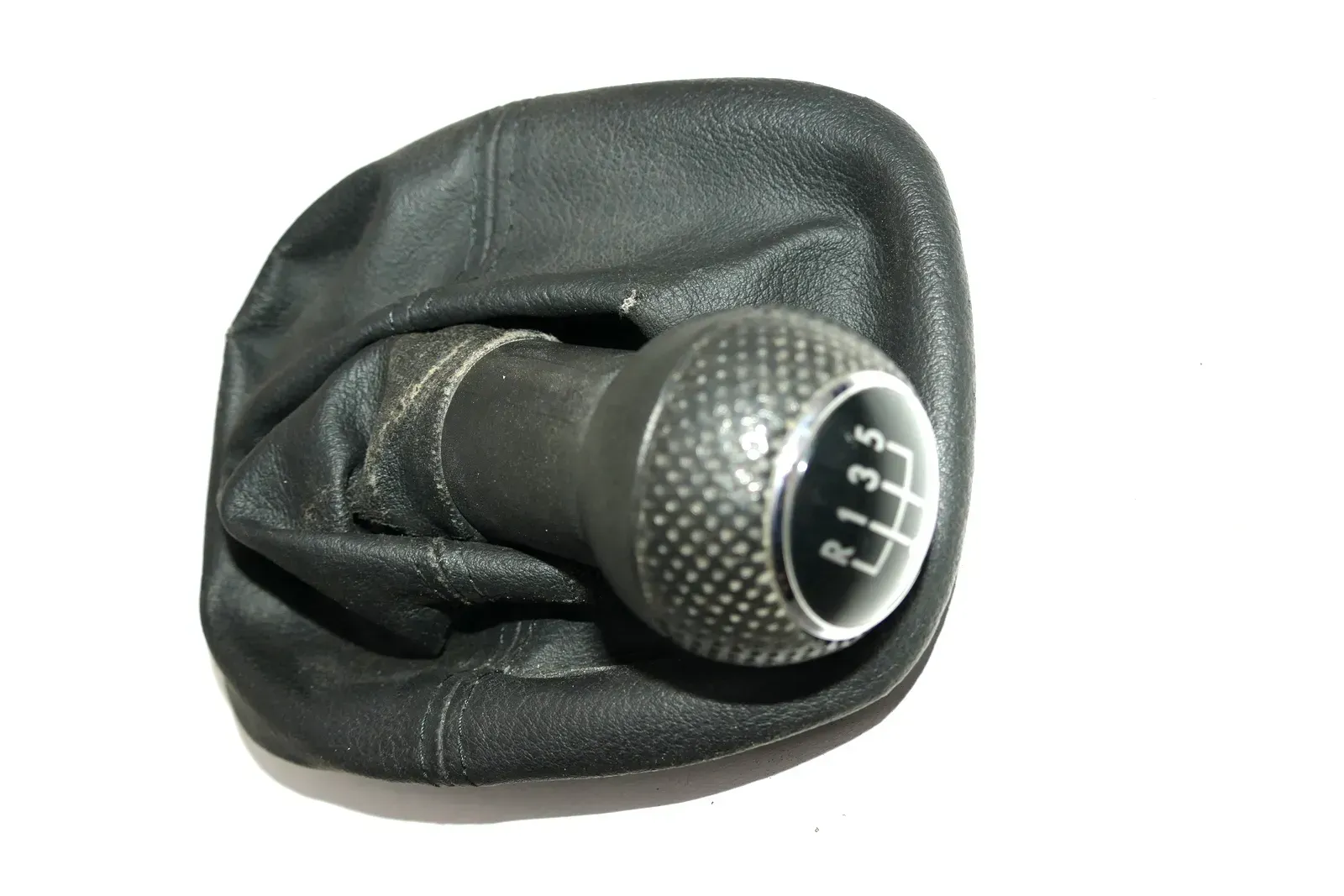 VW Golf 4 Bora Schaltknauf Schaltsack Schaltung Schaltknüppel schwarz 1J0711113C - Bild 1
