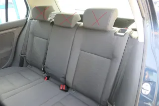 VW Golf 5 V Sitz Sitze hinten Rückbank Rücksitzbank Sitzfläche Lehne -OHNE KOPFS - Bild 9