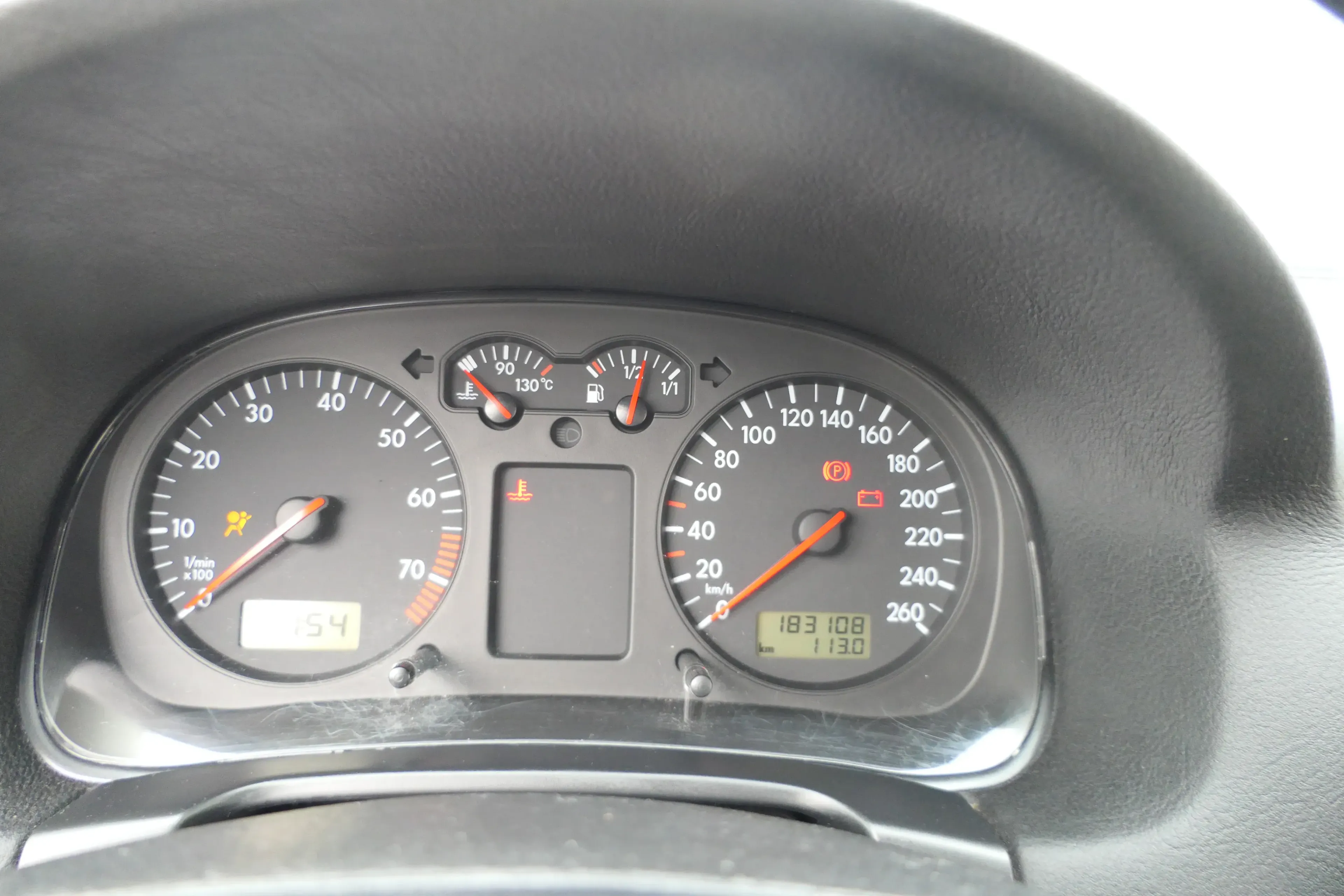 VW Golf 4 Bora Tacho Tachometer Kombiinstrument 1J0919860D 183.000km - Bild 1