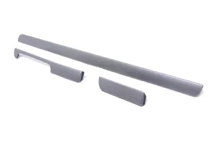VW Golf 5 1K Verkleidung Abdeckung Dekor silber links + rechts netzoptik silber - Bild 6