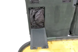 A6 4B Avant Kombi Rückbank Rücksitzbank Sitz Rücksitz 3 Punkt Leder grün Recaro - Bild 3