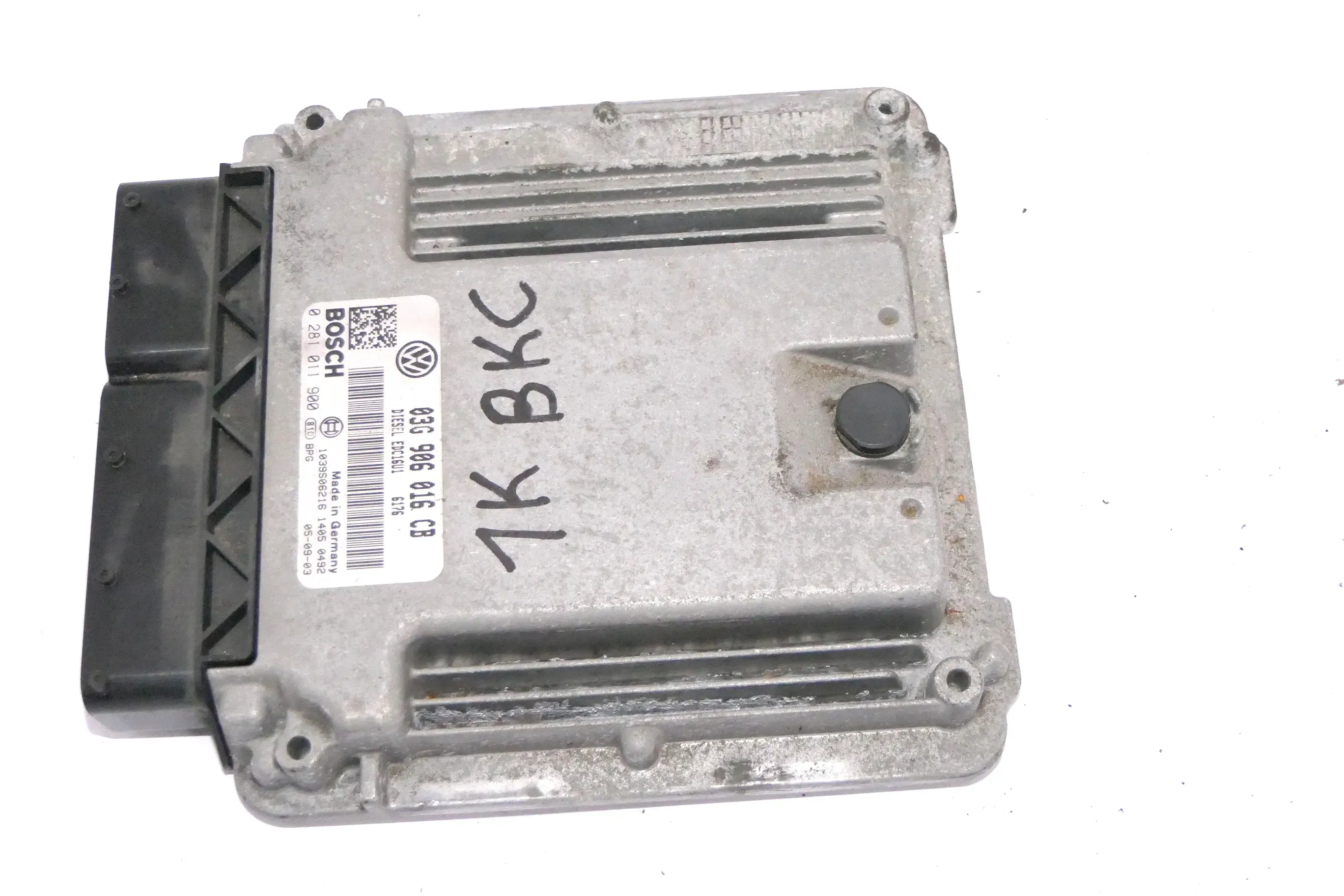 VW Golf 5 Steuergerät Motor Motorsteuergerät 1,9 TDI BKC 77kw 03G906016CB - Bild 1