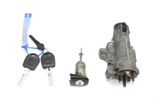 VW Passat 3BG 3B Schloßsystem 1x Türschloß links 2x Schlüssel Schloß Zündschloß - Bild 2