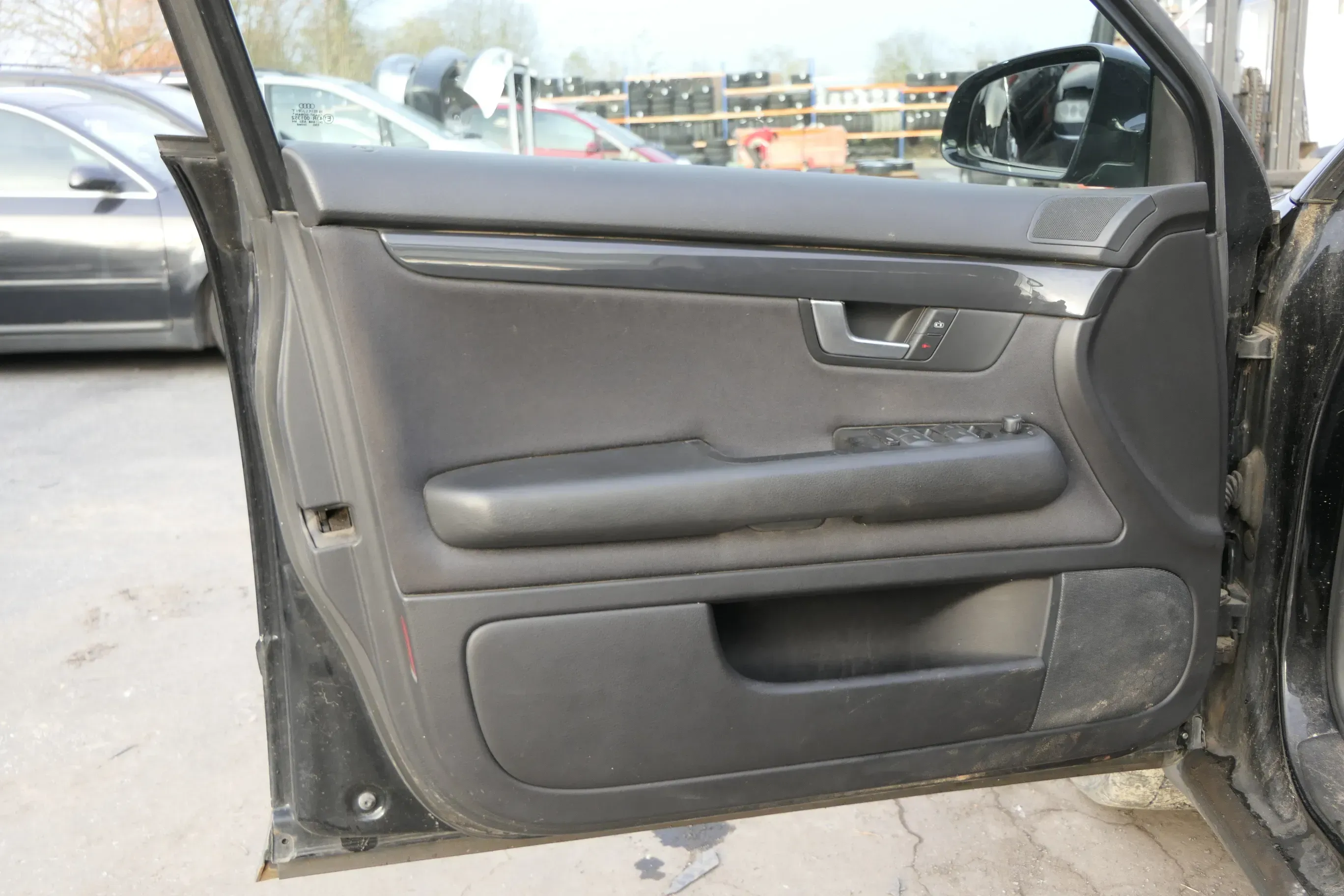 4x Audi A4 8E B6 Türverkleidung Verkleidung Tür vorne + hinten schwarz soul - Bild 1