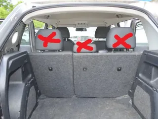 Skoda Fabia 5J 5itz Sitze hinten Rückbank Rücksitzbank 3 Punkt Gurt Isofix anthr - Bild 7