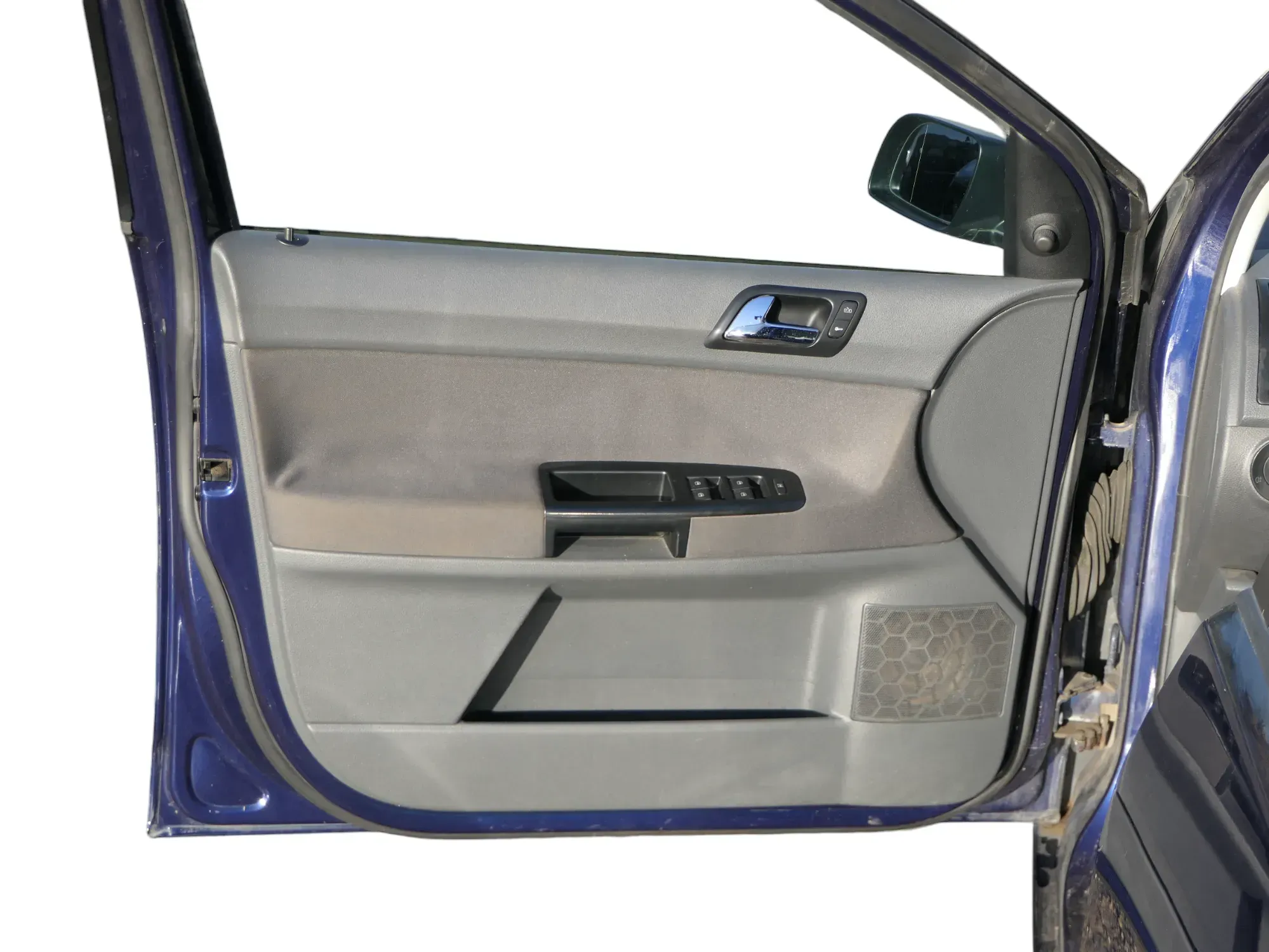 1x VW Polo 9N 9N3 Türverkleidung Verkleidung Tür vorne links  4/5-Türer dunkel - Bild 1