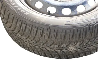 4x Audi A4 8E A6 4B Felgen 205/55 R16 91H Winterreifen Reifen 4-8mm - Bild 4