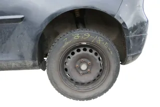 2x VW Golf 6 Plus 5M 195/65 R15 91T Winterreifen M+S Felgen Reifen M&S 8-8,5mm - Bild 3