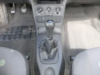 VW Lupo Polo 6N2 Schaltknauf Schaltsack Schaltung Schaltknüppel schwarz Leder - Bild 3