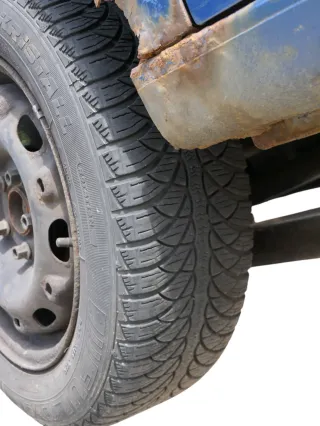 4x Polo 6R 9N Ibiza Felgen 185/60 R14 Winterreifen M+S 6jx15 ET38 Reifen 4-5mm - Bild 6
