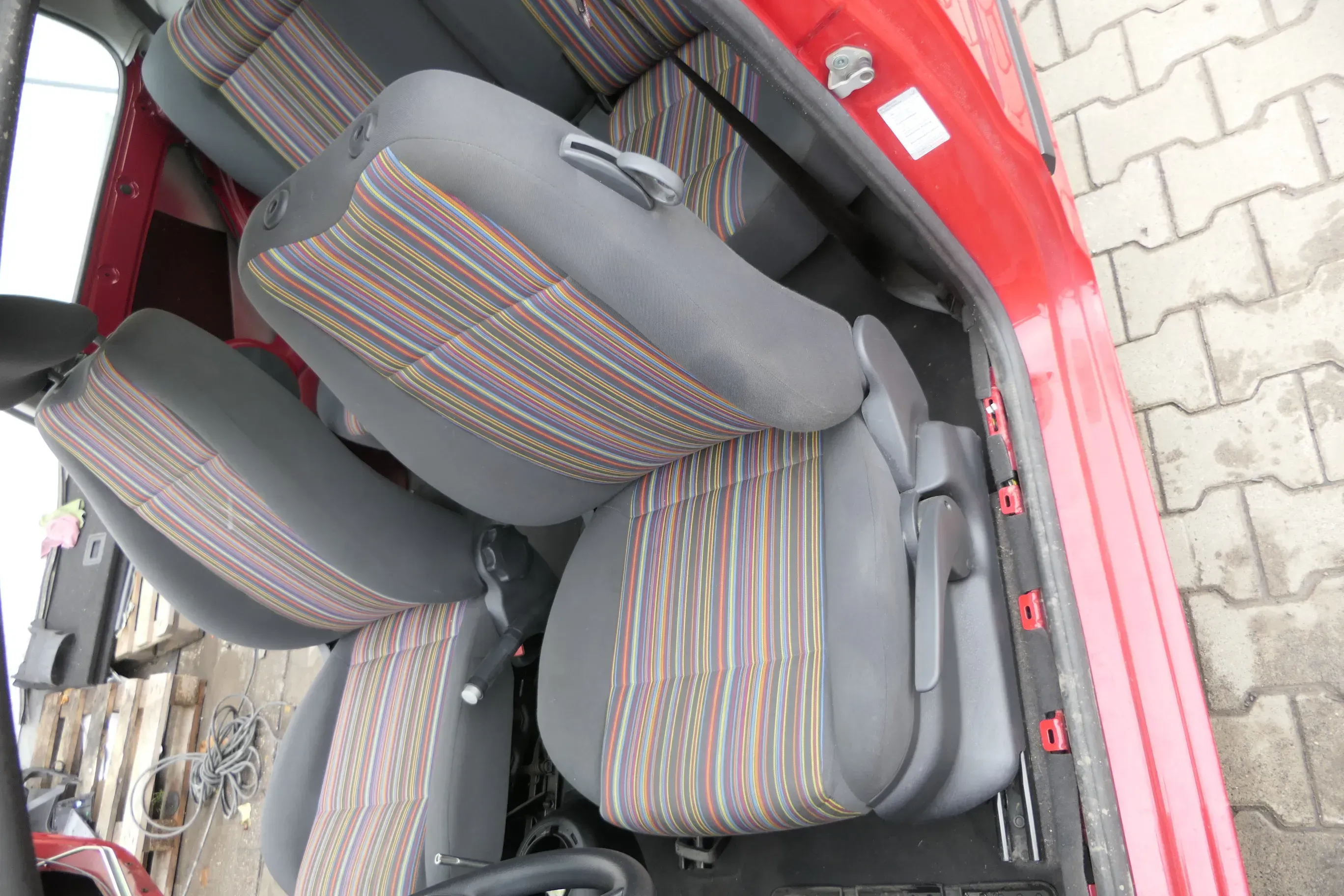 VW Fox Sitz Fahrersitz vorne links OHNEAirbag höhenverstellbar  v - Bild 1