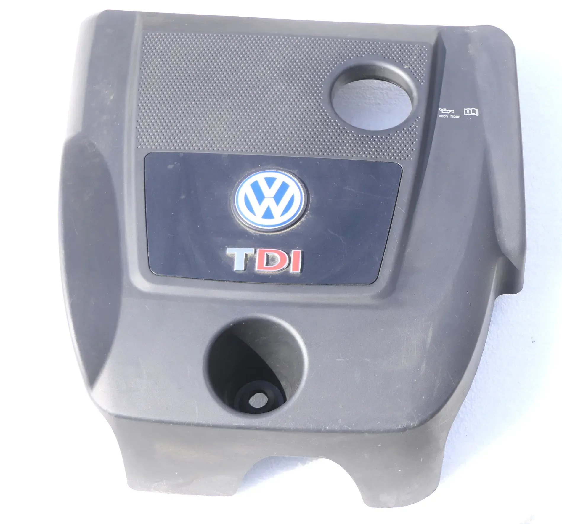 VW Golf 4 Bora Motorabdeckung Abdeckung Motor Blende 1,9 TDI 038103925GE AXR - Bild 1