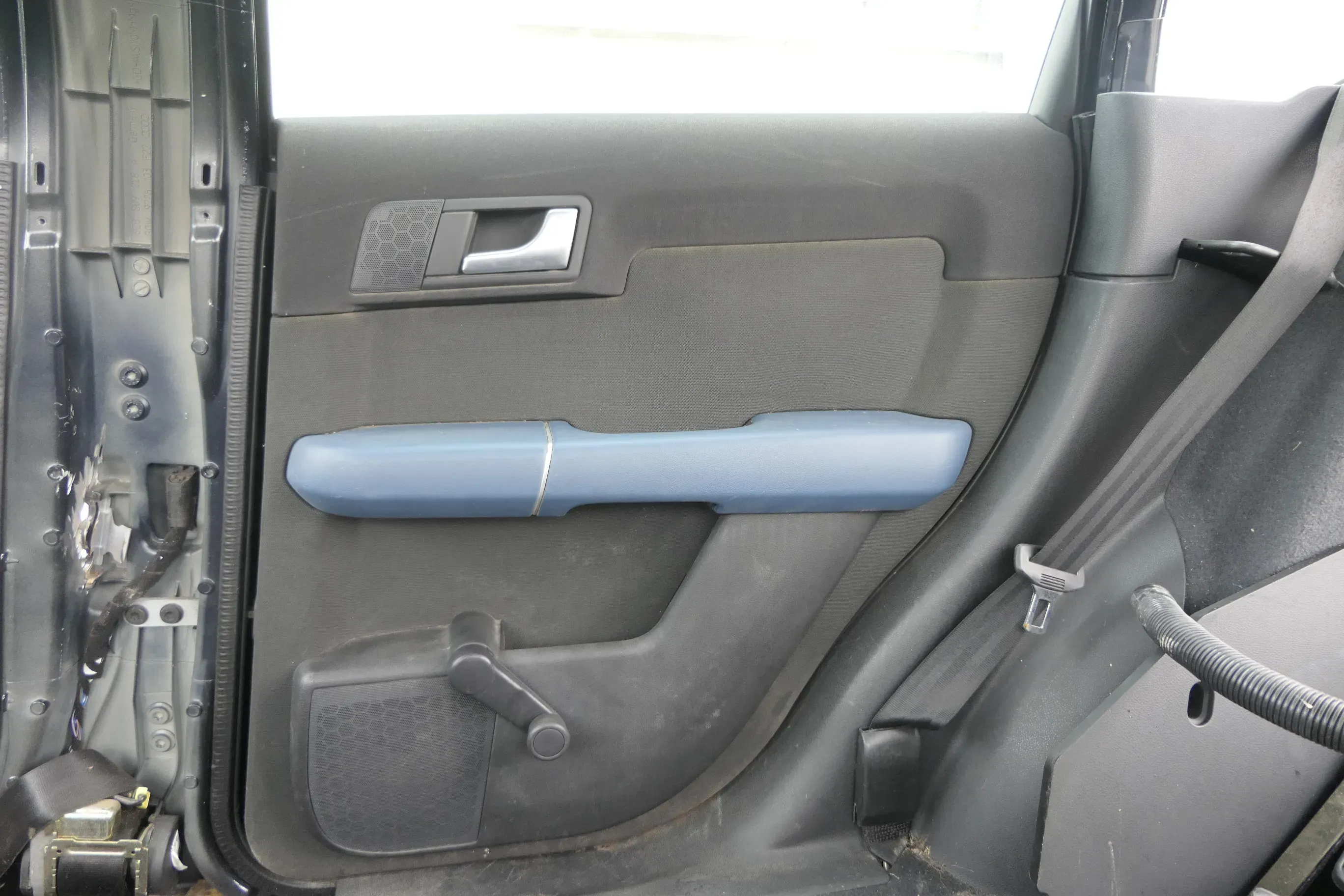 Audi A2 8Z Türverkleidung Verkleidung Tür hinten rechts blau schwarz neptunblau - Bild 1