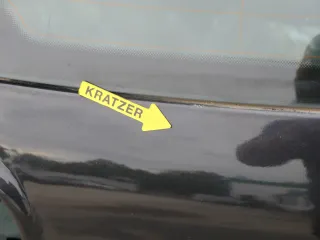 VW Golf 5 V Heckklappe hinten Kofferraumklappe mit Scheibe schwarz LC9Z - Bild 5